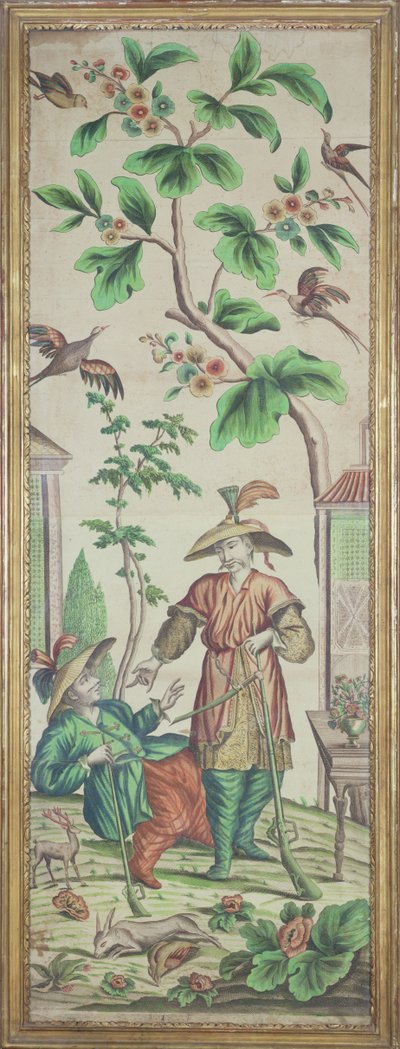 Tapeta chinoiserie autorstwa French School