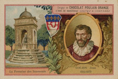 Czekoladowa Poulain Pomarańczowa karta handlowa autorstwa French School