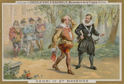 Karta handlowa Chocolat dAiguebelle autorstwa French School