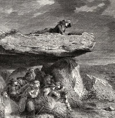 Chouannerie, z „Histoire de la Revolution Francaise” Louisa Blanca (1811-82) autorstwa French School