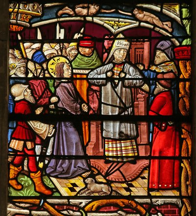 Chrystus przed Najwyższym Kapłanem autorstwa French School