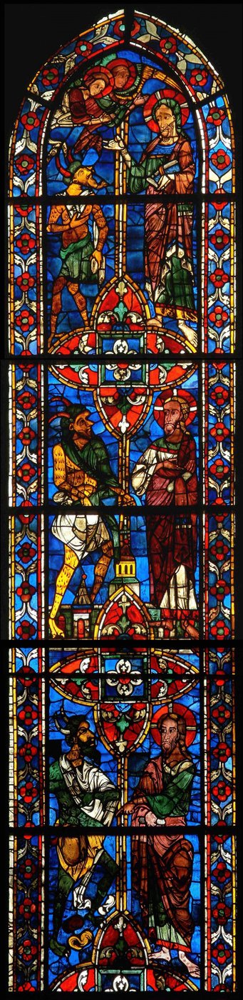 Chrystus kuszony na pustkowiu autorstwa French School