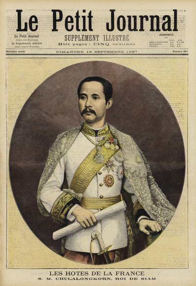 Chulalongkorn, król Syjamu autorstwa French School