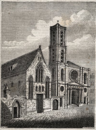 Kościół Saint-Jacques-du-Haut-Pas autorstwa French School