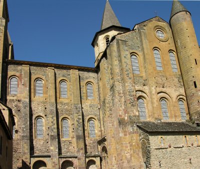 Kościół św. Foy, rozpoczęty ok. 1050 przez opata Odolrica autorstwa French School