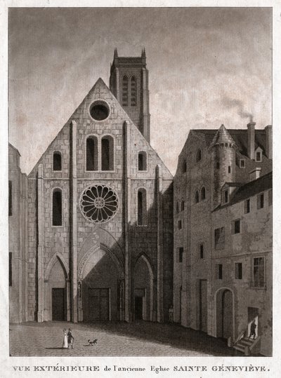 Kościół św. (grafika, ok. 1810) autorstwa French School