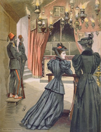 Kościół Narodzenia Pańskiego, Betlejem, 1894 autorstwa French School