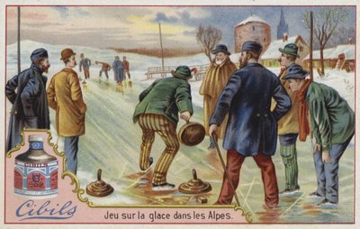 Karta Cibils z curlingiem autorstwa French School