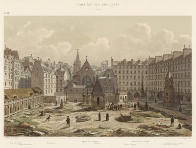 Cmentarz Niewiniątek, 1750 autorstwa French School