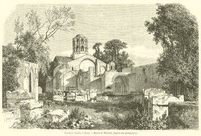Romain Cimetiere, Arles (grawerowanie) autorstwa French School