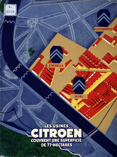 Zakłady Citroëna zajmują powierzchnię 77 ha autorstwa French School