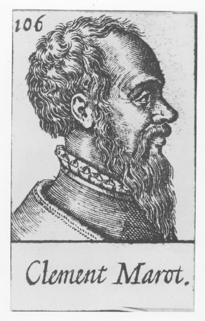 Klemens Marot (grafika) autorstwa French School
