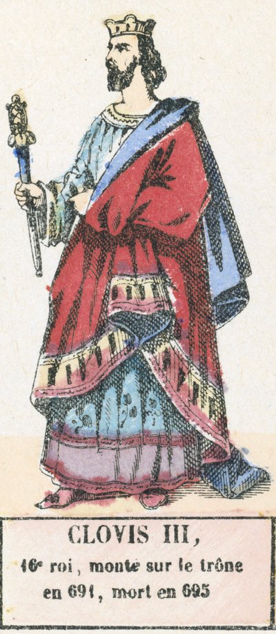 Chlodwig III autorstwa French School