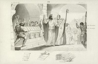 Clovis II, frankoński król Neustrii i Burgundii autorstwa French School