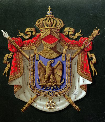 Herb cesarza Napoleona III (1808-73) autorstwa French School