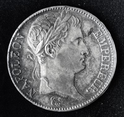 Moneta przedstawiająca Napoleona I (1769-1821) (metal) autorstwa French School