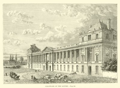 Kolumnada Luwru autorstwa French School