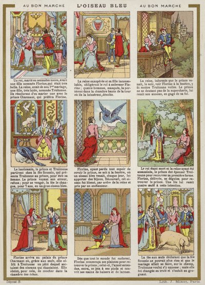 Komiks - Niebieski Ptak autorstwa French School