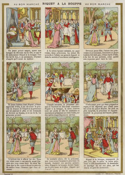 Komiks - Riquet A La Houppe autorstwa French School