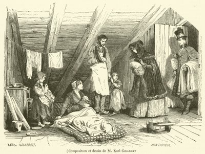 Kompozycja i rysunek M Karl Girardet (grafika) autorstwa French School