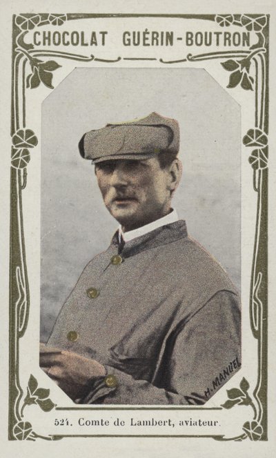 Comte de Lambert, lotnik (kolorowe zdjęcie) autorstwa French School