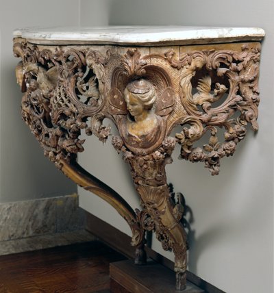 Konsola, c.1720 autorstwa French School
