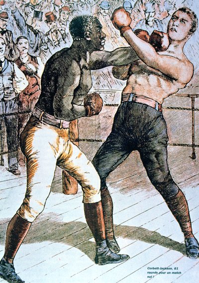 Corbett-Jackson: 61 rund za brak meczu! 1891 autorstwa French School