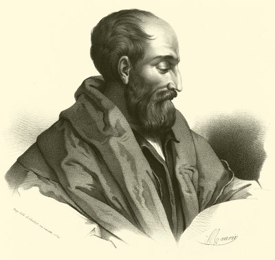 Correggio, portret (grafika) autorstwa French School