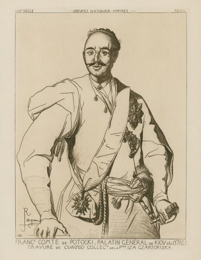 Hrabia Potocki, generał palatyn kijowski (1782) autorstwa French School
