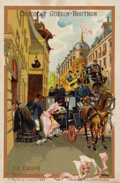 Coupe (chromolit) autorstwa French School