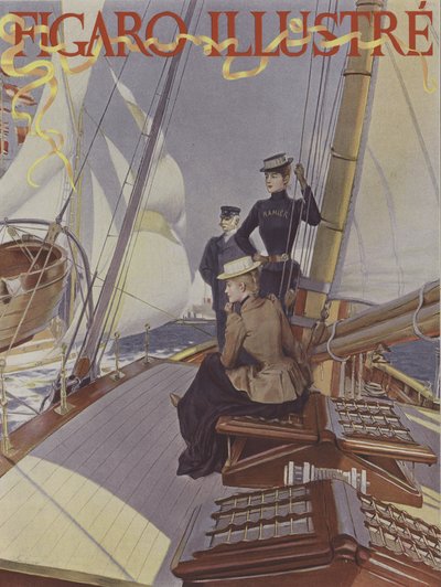 Okładka Le Figaro Illustre, lipiec 1891 (kolor lito) autorstwa French School