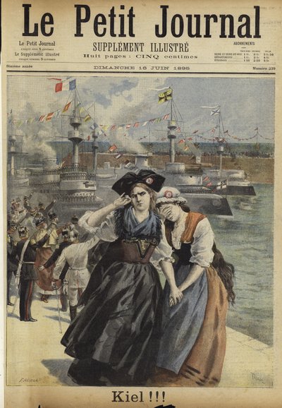 Okładka Le Petit Journal, 16 czerwca 1895 r autorstwa French School