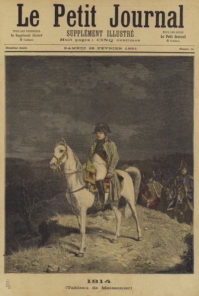 Okładka Le Petit Journal, 28 lutego 1891 r. autorstwa French School