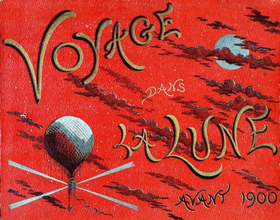 Okładka książki „Voyage dans la lune avant 1900” autorstwa A. de Ville d