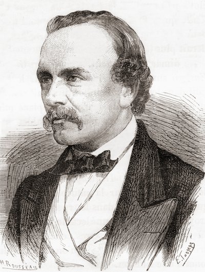 Cromwell Fleetwood "C.F." Varley, z Les Merveilles de la Science, opublikowanego ok. 1870 r. (rycina) autorstwa French School
