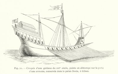 Szkic XVI-wiecznej kuchni, malowany temperą na drzwiach kredensu zachowany w pałacu Doria w Genui (rycina) autorstwa French School