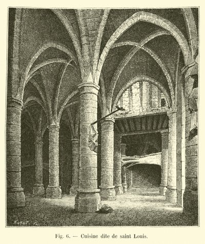 Kuchnia znana jako Saint Louis autorstwa French School