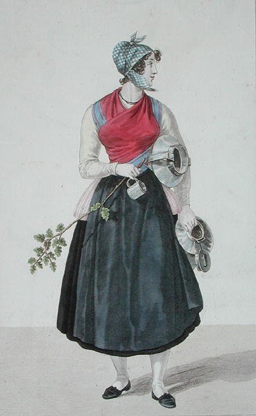 Mleczarka z Peyssac w okolicach Bordeaux autorstwa French School