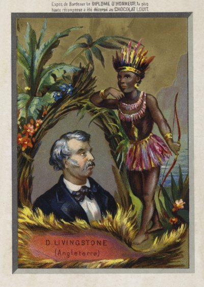 David Livingstone, szkocki misjonarz i odkrywca autorstwa French School