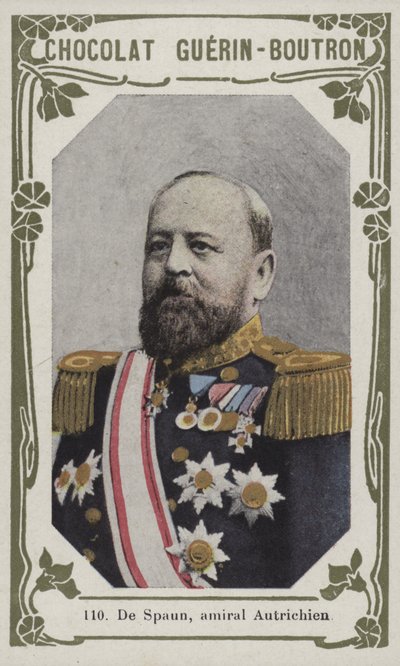 De Spaun, austriacki admirał (kolorowe zdjęcie) autorstwa French School