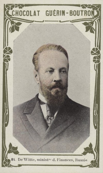 De Witte, Minister Finansów, Rosja (kolorowe zdjęcie) autorstwa French School