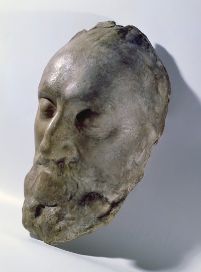 Maska pośmiertna Henryka IV (1553-1610) króla Francji (wosk) autorstwa French School