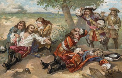 Śmierć Turenne (Henri de la Tour d