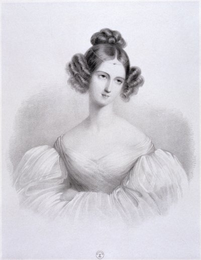 Delphine Potocka (nee Komarow) autorstwa French School