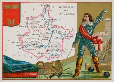 Departament Ardenów w północno-wschodniej Francji autorstwa French School