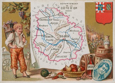 Departament Cote dOr we wschodniej Francji autorstwa French School