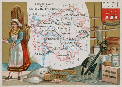 Departament Loary Dolnej w zachodniej Francji autorstwa French School