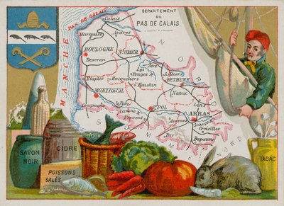 Departament Pas-de-Calais w północnej Francji autorstwa French School