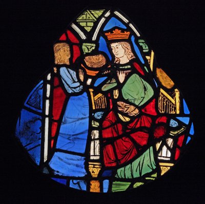 Przedstawiająca Salome z głową Jana Chrzciciela, ex Ste Chapelle autorstwa French School