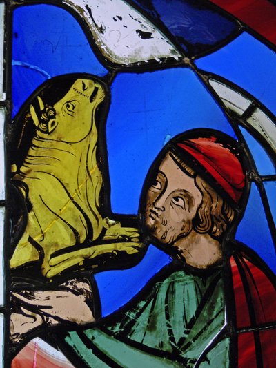 Przedstawiający szczegół z Oddawania czci bożkowi, ex Ste Chapelle autorstwa French School